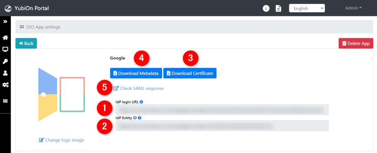 Get The IdP Information Needed For Configuration At The Service 